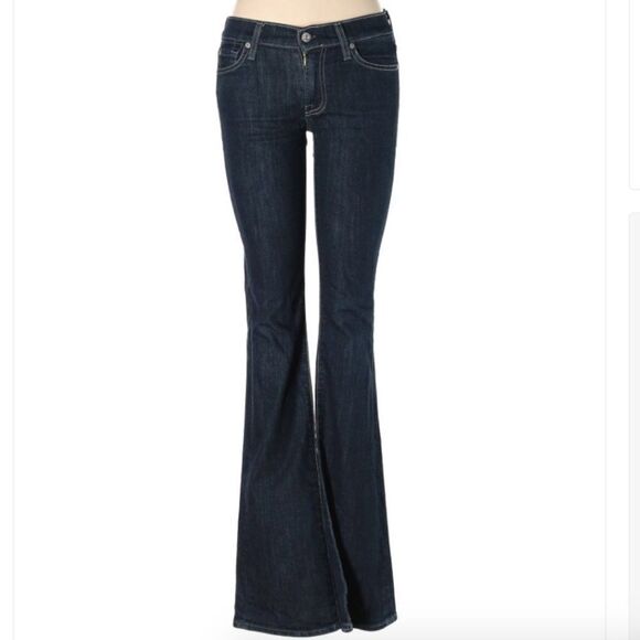 7 For All Mankind Embellished Bootcut Jeans 27 - Picture 2 of 5